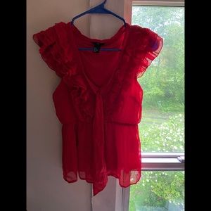 Red H&M shirt - new - medium
